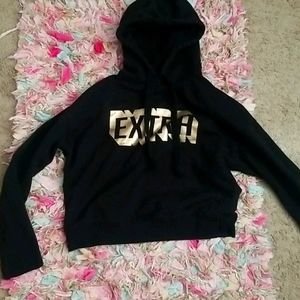 Black graphic hoodie